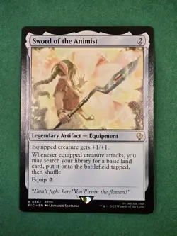 MTG Sword of the Animist (Regular) FINAL FANTASY Magic the Gathering - Image 3