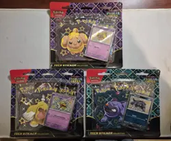 Pokemon - Paldean Fates Tech Sticker Collection - Art Set (3 Blisters = 9 Packs) - Image 1