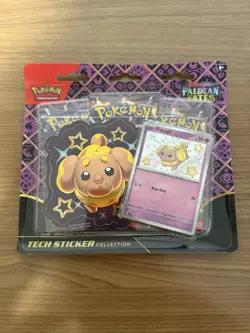 Pokemon Scarlet & Violet Paldean Fates Tech Sticker Collection Sealed Pack - Image 1