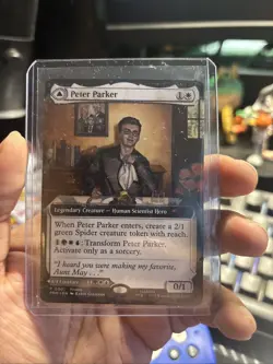 NYCC 2025 MTG Peter Parker / Amazing SPIDER-MAN PROMO Card Magic Gathering - Image 2