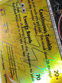 REVERSE HOLO Electrode 22/108 NM - XY Roaring Skies Pokemon Card Tomokazu Komiya - Image 2