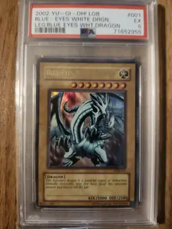 Blue-Eyes White Dragon LOB-001 The Legend of Blue Eyes White Dragon Unlimited - Image 1