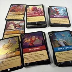 Disney Lorcana Cards Bulk 66 Cards Mixed Cards Random Card Lot TCG - Image 1