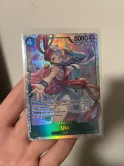 Uta OP13-023 SR ONE PIECE Tcg Card Game NM GREEN - Image 1