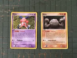 Pokemon TCG Ditto Delta Species 62/113 Pop Series 3 12/17 Card Lot - Image 1