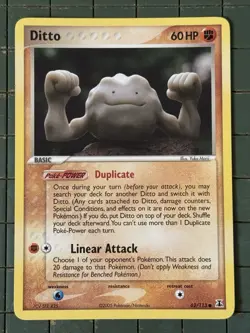 Pokemon TCG Ditto Delta Species 62/113 Pop Series 3 12/17 Card Lot - Image 3