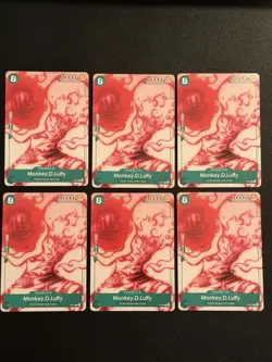 One Piece 🔥 Monkey D. Luffy P-061 Promo Card Lot Of (6) - Image 1
