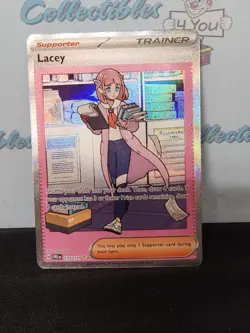 Pokemon Prismatic Evolutions Trainer Holo Lacey Supporter Trading Card 175/131 - Image 1