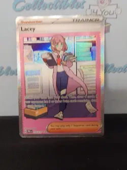 Pokemon Prismatic Evolutions Trainer Holo Lacey Supporter Trading Card 175/131 - Image 2