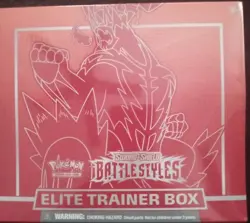 Pokemon TCG Sword & Shield 5 Battle Styles Elite Trainer Box Card Game 820650808357 - Image 1