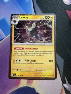 Luxray Paldea Evolved Cosmos Holo Pokemon TCG Card 71/193 - Image 1