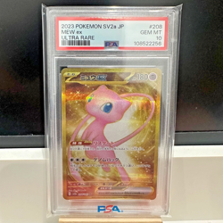 PSA 10 GEM MINT Mew EX Ultra Rare 208/165 2023 SV2a Pokemon Card 151 JAPANESE - Image 1