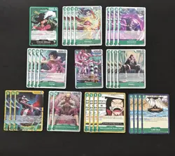 One Piece OP14 Green Mihawk Deck Playable Card Lot English Brand New - Image 1
