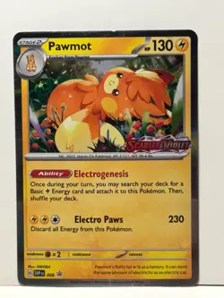 Pawmot - 006 (Prerelease) 006 Sv: Scarlet & Violet Promo Cards Holo - Image 1
