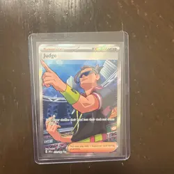 Pokemon TCG Judge 222/182 Destined Rivals Trainer Card - Image 1