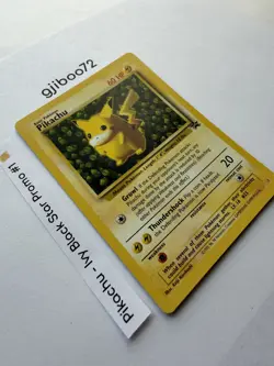 Pokemon IVY Pikachu Black Star 1 - League Promo Exclusive WotC - 1999 Card NM NP - Image 2