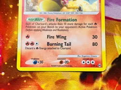 Pokemon TCG Arceus Charizard LV. 60 Cracked Ice Holo Card 1/99 2009 - Image 4