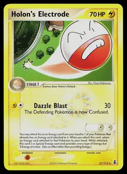 Pokemon Card - Holon's Electrode Delta Species 21/113 Rare - Image 1