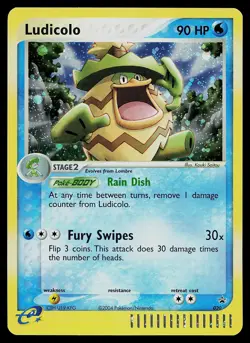 Pokemon Card - Ludicolo Nintendo Black Star Promos 020 Promo - Image 1