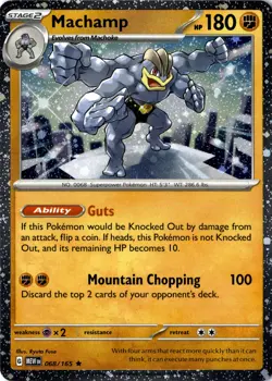 Machamp (Cosmos Holo) Rare Miscellaneous Cards & Products 068/165 NM - Image 1