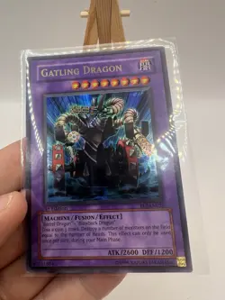 YuGiOh Trading card Gatling Dragon FET-EN035 Holo Yu-Gi-Oh 1st Edition LP - Image 3