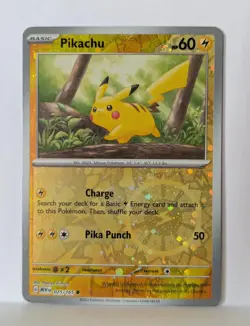NM/M - Pikachu 025/165 - Reverse Cosmos Holo - Pokemon Card TCG #2 - Image 1