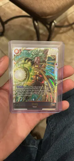 Dragon Ball Super Card Game Broly FB08-122 SCR Holo Bandai Collectible Card - Image 1