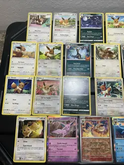 (30) EEVEE CARDS LOT VTG GLACEON LEAFEON ESPEON JOLTEON EVOLUTION Holo Lv 12 - Image 2