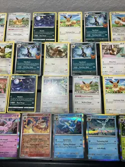 (30) EEVEE CARDS LOT VTG GLACEON LEAFEON ESPEON JOLTEON EVOLUTION Holo Lv 12 - Image 3