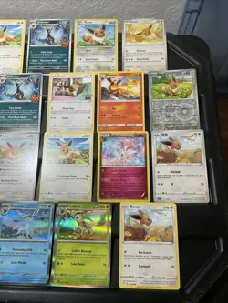 (30) EEVEE CARDS LOT VTG GLACEON LEAFEON ESPEON JOLTEON EVOLUTION Holo Lv 12 - Image 4