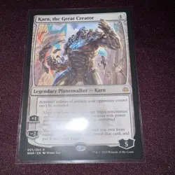 MTG Karn, the Great Creator War of the Spark NM - Image 1