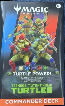Magic The Gathering Teenage Mutant Ninja Turtles Commander Deck Factory Sealed - Image 1