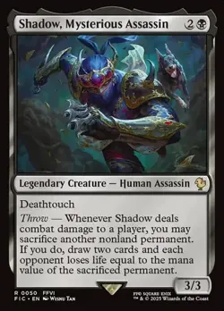 Shadow, Mysterious Assassin FIC NM MTG - Image 1