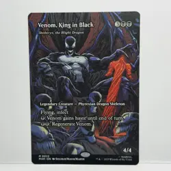 Venom, King in Black Borderless Non-Foil #22 MTG Spider-Man EN NM - Image 1