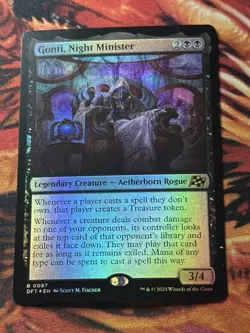 Gonti, Night Minister - Foil Aetherdrift MTG - Image 2