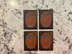 Red Elemental Blast x4 - Magic the Gathering Revised Red Elemental Blast Played - Image 2