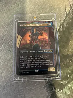 MTG Sita Varma, Masked Racer (Borderless) - Aetherdrift (DFT) #368 MTG - Image 3