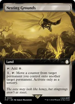 MTG Nesting Grounds (Extended Art) [Fallout] Near Mint Magic - Image 1