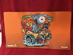 Magic MTG MagicCon Chicago Festival In A Box Exclusive Playmat FBLTHP Hot Rod - Image 1