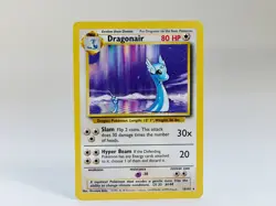 POKEMON TCG Dragonair 18/102 1999 Base Set Non-Holo Rare Card Vintage M11 - Image 1