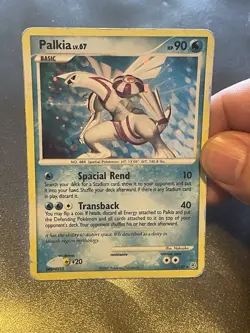 2007 Pokemon Palkia 11/130 Diamond and Pearl Reverse Holo Black Star Rare TCG - Image 1