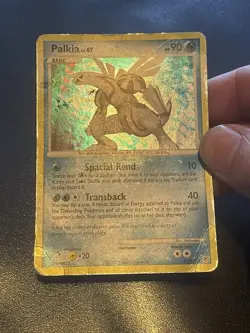 2007 Pokemon Palkia 11/130 Diamond and Pearl Reverse Holo Black Star Rare TCG - Image 4