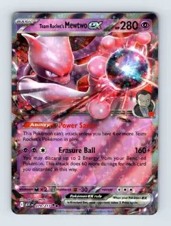 Team Rocket's Mewtwo ex - Ascended Heroes 079/217 - Double Rare - NM - Pokemon - Image 1