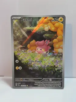 Illustration Rares Pawmi 226/091 & Wugtrio 224/091 Paldean Fates Pokemon TCG - Image 2