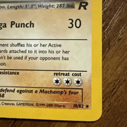 Pokemon TCG Dark Machamp 16/82 Team Rocket Holo Rare 70 HP English NM/Mint - Image 5