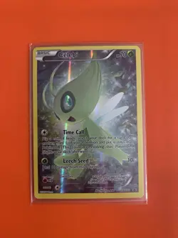 Pokemon TCG Mythical Celebi XY111 Full Art Black Star Promo Promo Card - NM - Image 1