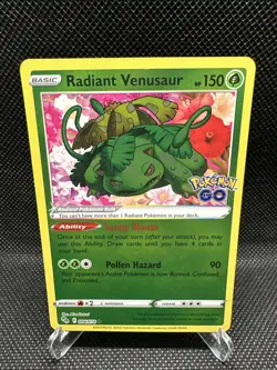 Radiant Venusaur 004/078 Pokemon Go Holo - Image 1