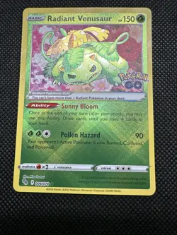 Radiant Venusaur 004/078 Pokemon Go Holo - Image 3