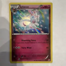 Pokemon Sylveon XY Trainer Kit 30/30 Holo Common Stage 1 90 HP 2014 English - Image 1