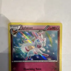 Pokemon Sylveon XY Trainer Kit 30/30 Holo Common Stage 1 90 HP 2014 English - Image 2